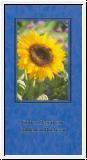Faltkarte Goldene Hochzeit (blau, Thess)